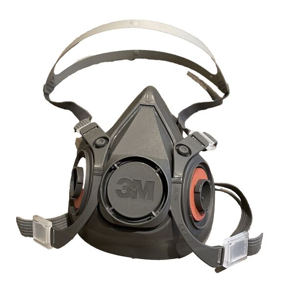 3M Half Facepiece Reusable Respirator Mask Sz Large 6300/07026 Safety Protection - Picture 1 of 10